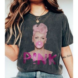Pink Shirt Pink Bubblegum Pnk Summer Carnival Tour 2023 Tshirt
